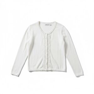 Liz Claiborne Ruffle detail cardigan. XL
